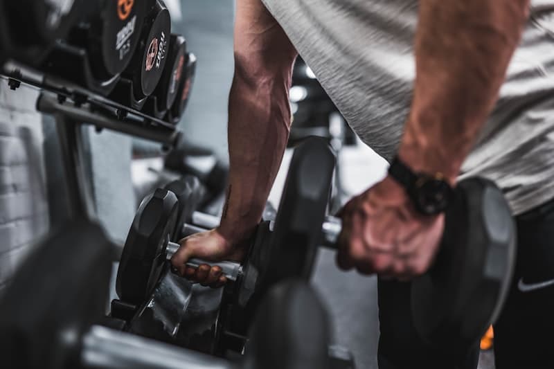 Active workout demonstrating muscle recovery and fitness training