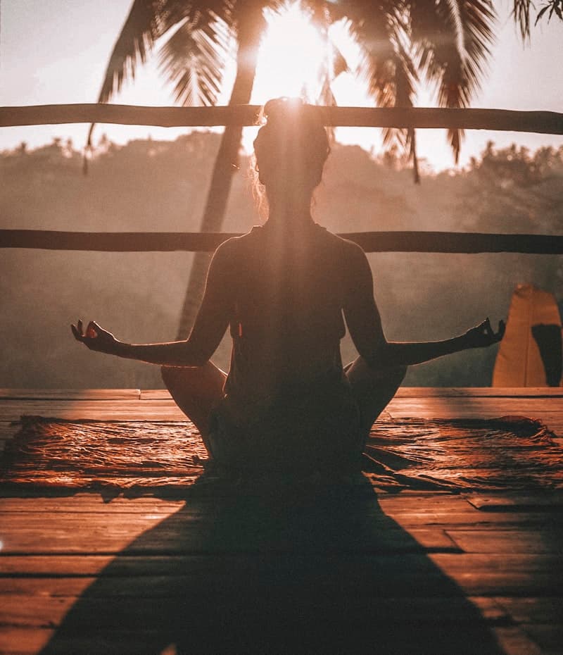 Balanced wellness lifestyle with meditation and holistic health practices