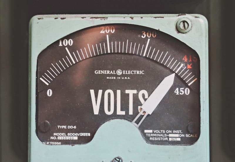 Bank of residential electric utility meters, where every kilowatt-hour a dehumidifier burns gets counted and billed