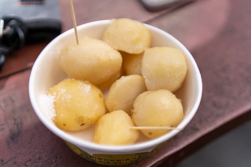 Resistant starch formation diagram — how cooling potatoes creates RS3 through starch retrogradation